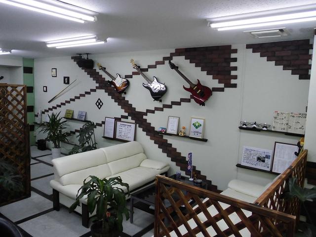 店内の内装はすべて手作りです。