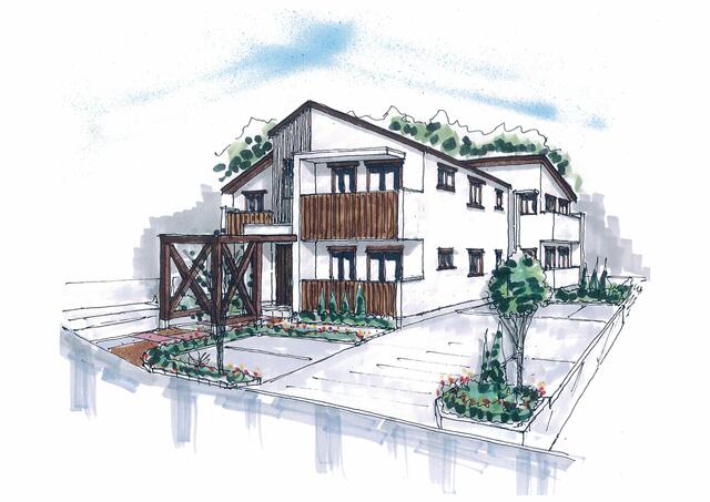 アパートも建築してます。