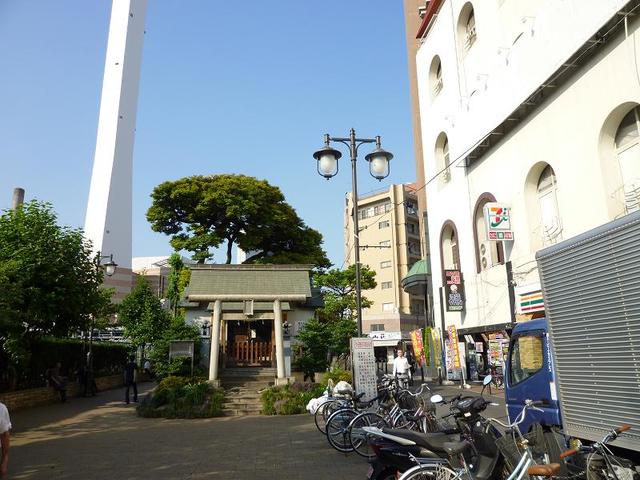 駅前のパルコから 焼却炉、水天宮を目指してお越しください