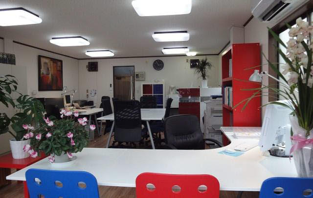 アットホームな社内です。お気軽にお越しください。