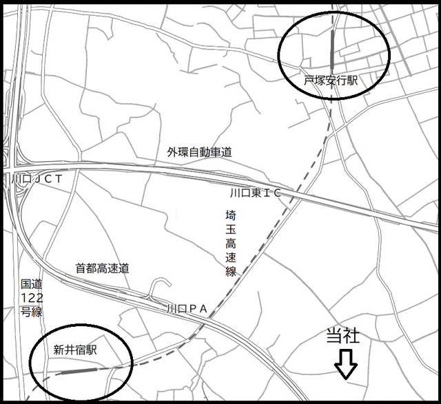 会社案内図
