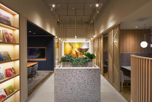 五感で楽しめるホスピタリティ溢れるサロンのような上質な空間