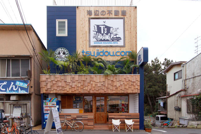 海まで歩いてすぐの店舗