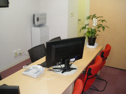 こちらでお部屋探し・契約等を行います。