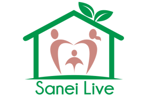 弊社ロゴ。家族が幸せに暮らす家をイメージしています。