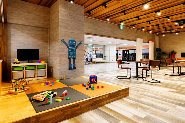 キッズスペースも完備