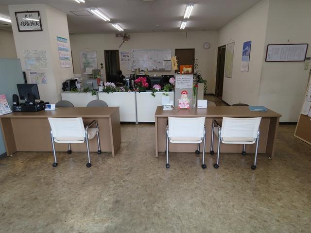 店舗内カウンター