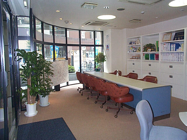 ゆったりした店内です。