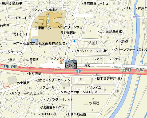 地図です。是非お越しください。