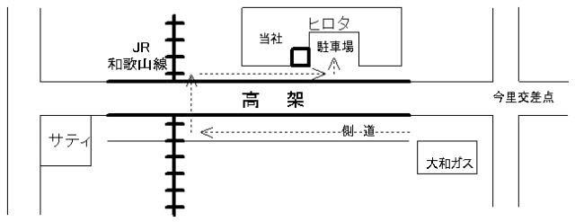 当社への案内図