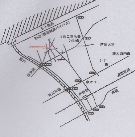 事務所案内図です。